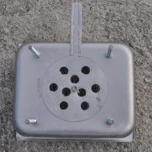 steam pan charcoal stove bottom with perforated lollipop air control